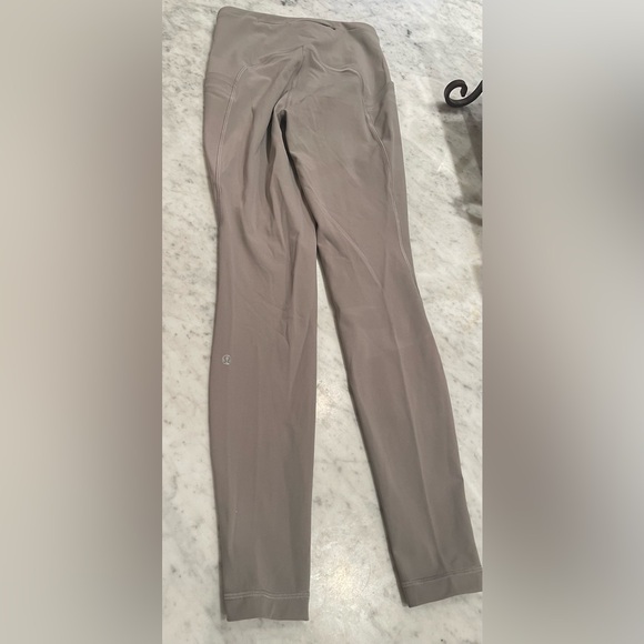 Lululemon Reflective Dot Leggings with pockets. 4. Taupe. - Picture 4 of 5